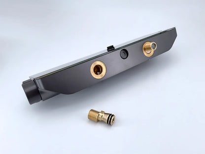 VGX LED Digital Shower System Modern Bathroom Temperature Display Shower Faucet Set Rainlfall Bathroom Mixer Bidet Shower Set