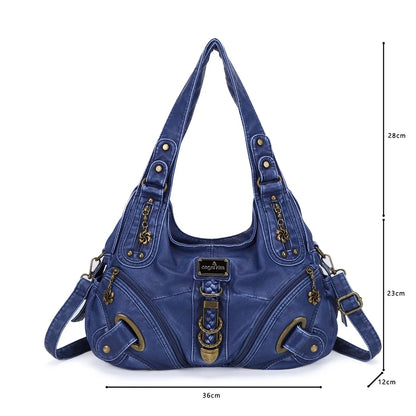 Women Handbags Leopard Bag Top-handle Handbag Fashion Satchel Dumpling Pack Shoulder Bag Tote Bag Hobos Large Purse