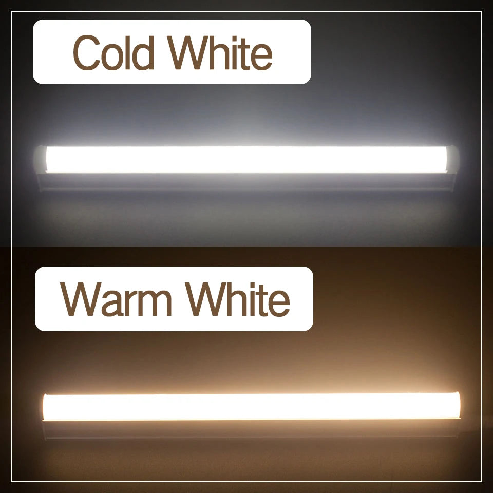 T5 Led Tube Light Bar 180-265V Kitchen Under Cabinet Lamp Connected Closet Lamp Indoor Lighting Fixture For Living Room Bedroom.