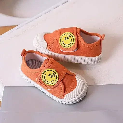 Fashion Children Shoe Versatile Canva Shoe 2025spring Autumn New Boy Shoe Flat Casual Shoes Simple Girl Shoes Comfort Baby Shoes.