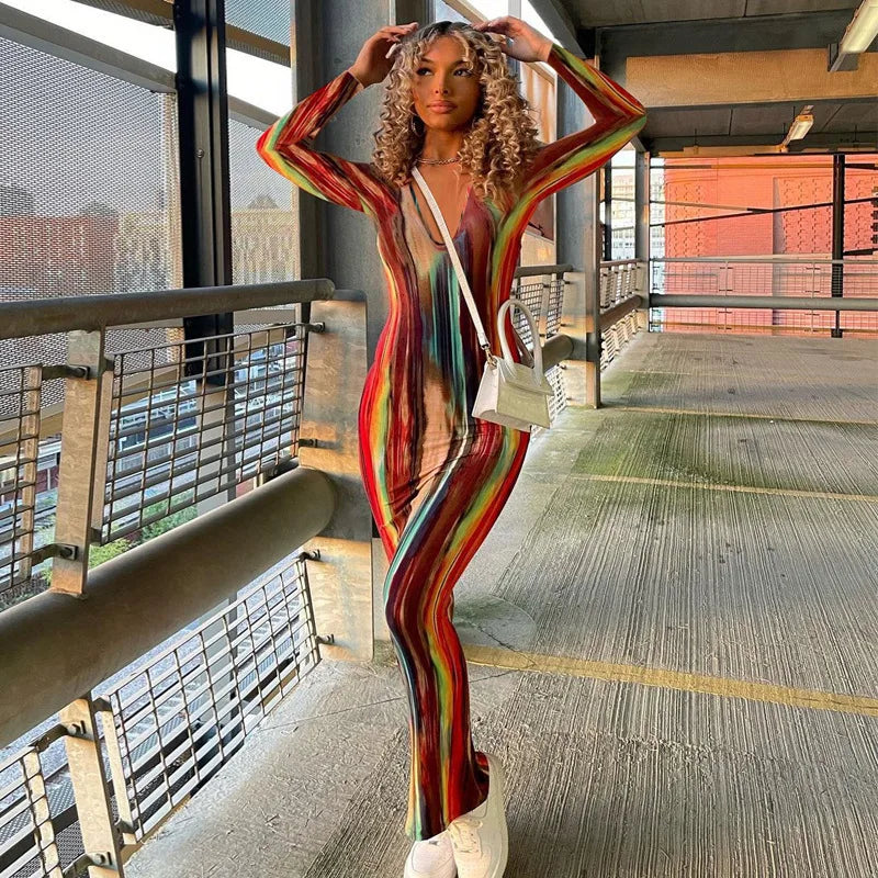 Sommer Lange Kleider Für Frauen Bodycon Brust Wrap Print Off Schulter Verband Schlank Sexy Kleid 2024 Neue Mode Party Vestidos