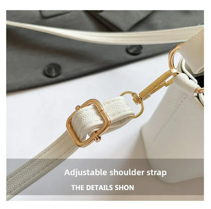 Luxury Women's Tote Bag, Chic V Shaped Stylish Pu Leather Bucket Bag, Top Cover Handbag Women Shoulder Crossbody Bag for Woman.