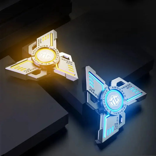 uminous metal EDC fidget spinner stress relief pressure reduction finger toy cool spinner ADHD  aids Creativity gift for boys.