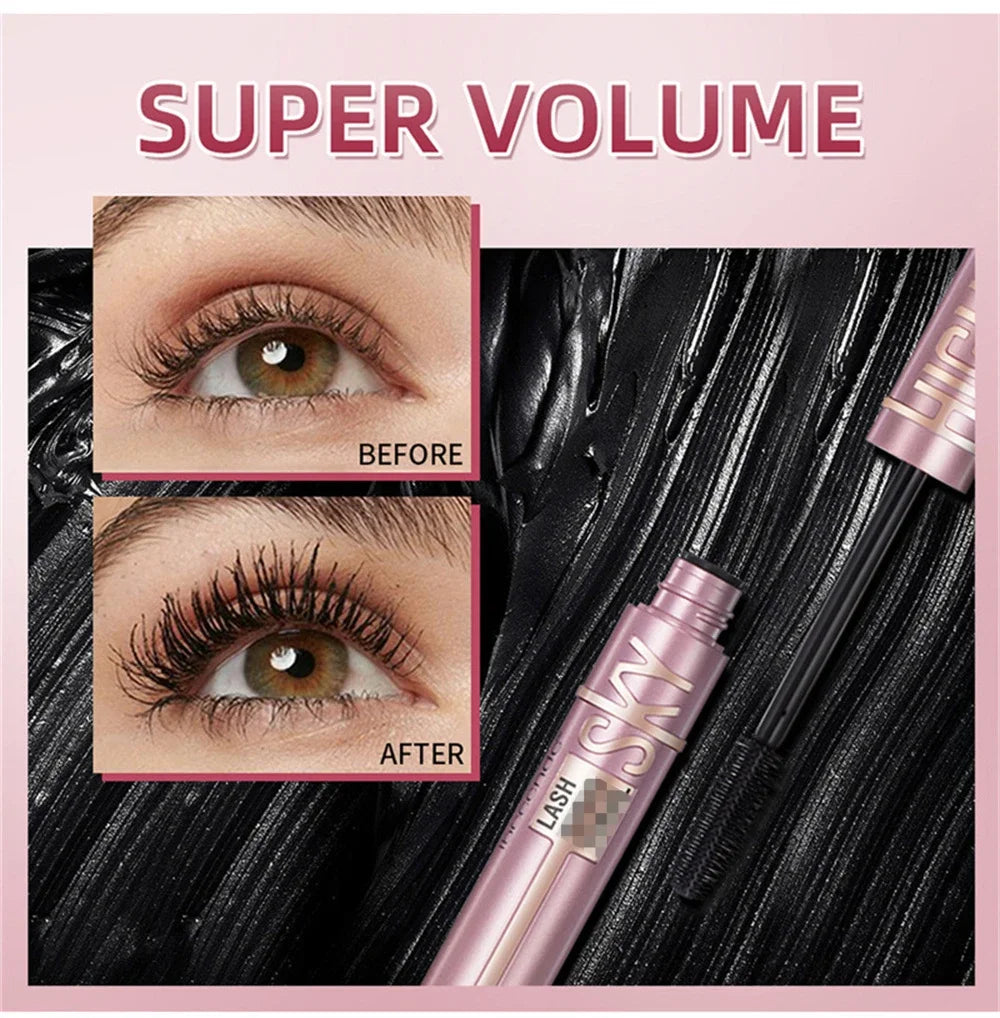 Film Power 4D Waterproof Volume and Curl Mascara Mascara Waterproof Cosmetic Makeup Brushes Sheglam Makeup Rare Beauty Makeup.