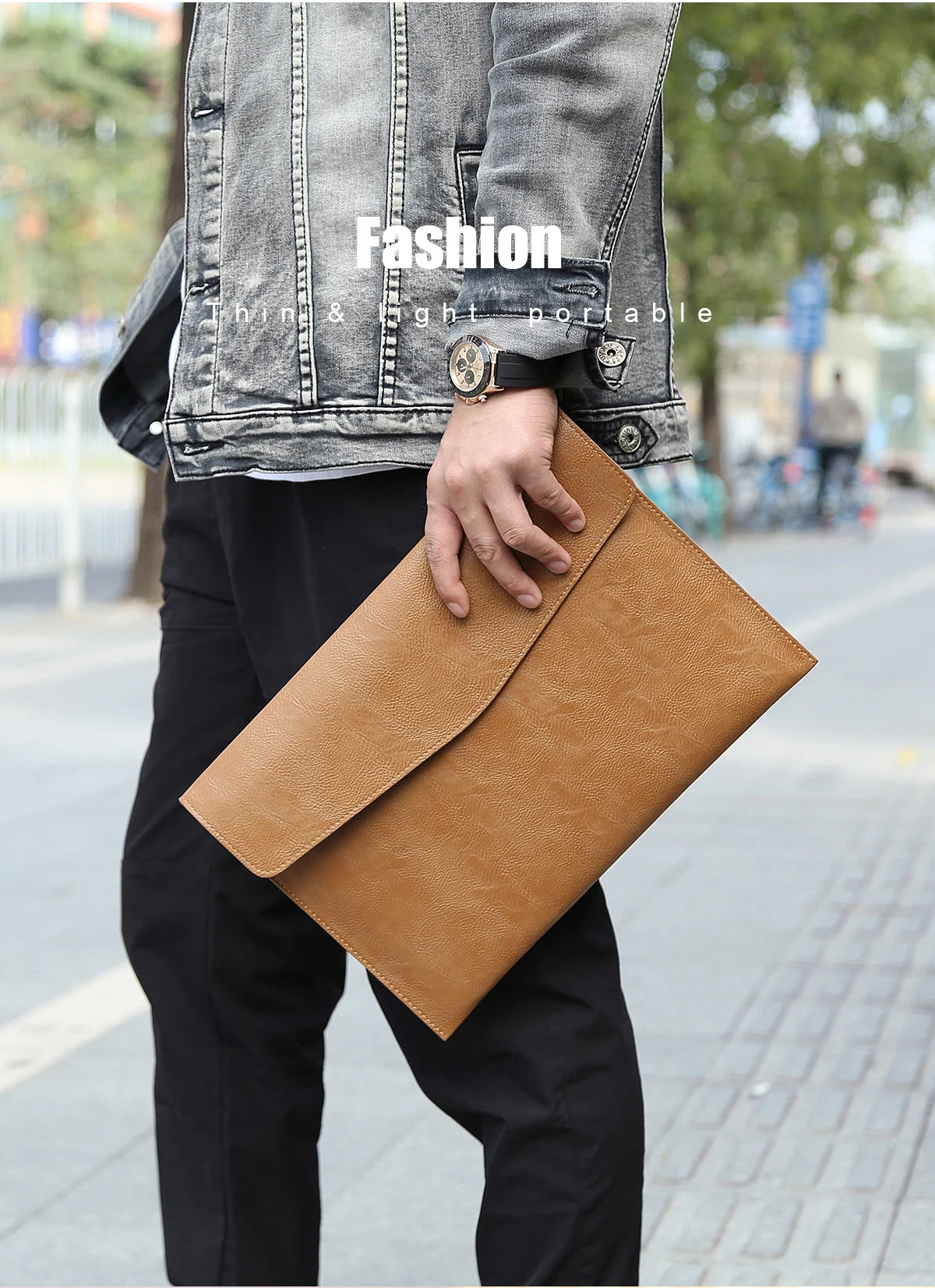 Sleeve Case for ( MacBook Mac Book iPad ) Air M1 M2 Pro 13 3 13.6 14 2 12 9 Inch Cover Bag Leather Men's Folder 2022 2021 2020