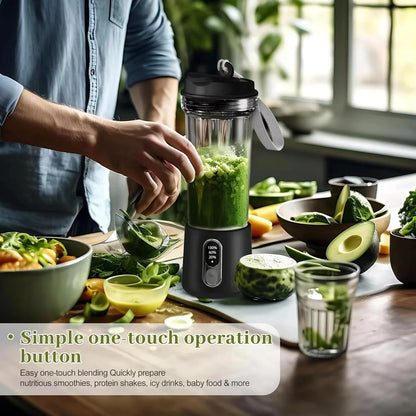 New 300W Powerful Juicer USB 4000mAh Battery Multi-use Juice Cup Grinder Outdoor Portable Fresh Fruit Blender Smoothie Juice Cup.