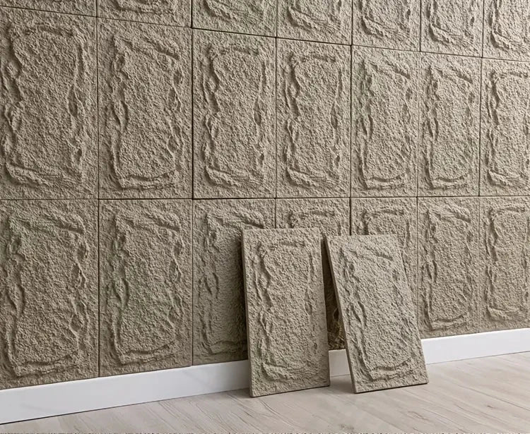 PU stone wall panel, 10 mm, realistic brick pattern, anti-mould and moisture-proof, waterproof and washable, suitable for/outdoo