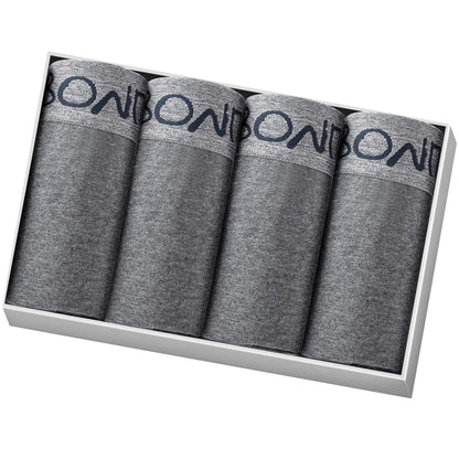 4 stücke Mann Unterwäsche Baumwolle Boxer Shorts Sexy Unterhosen Slip Herren Boxershorts männer Höschen Pack Marke