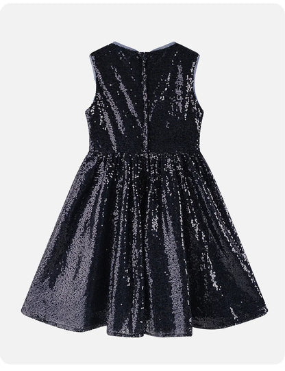 Luxus Kinder Klavier Rezitieren Leistung Pailletten Kleid Mädchen Hochzeit Geburtstag Party Kleidung Kind Elegante Zeremonie Jahrestag Kleid
