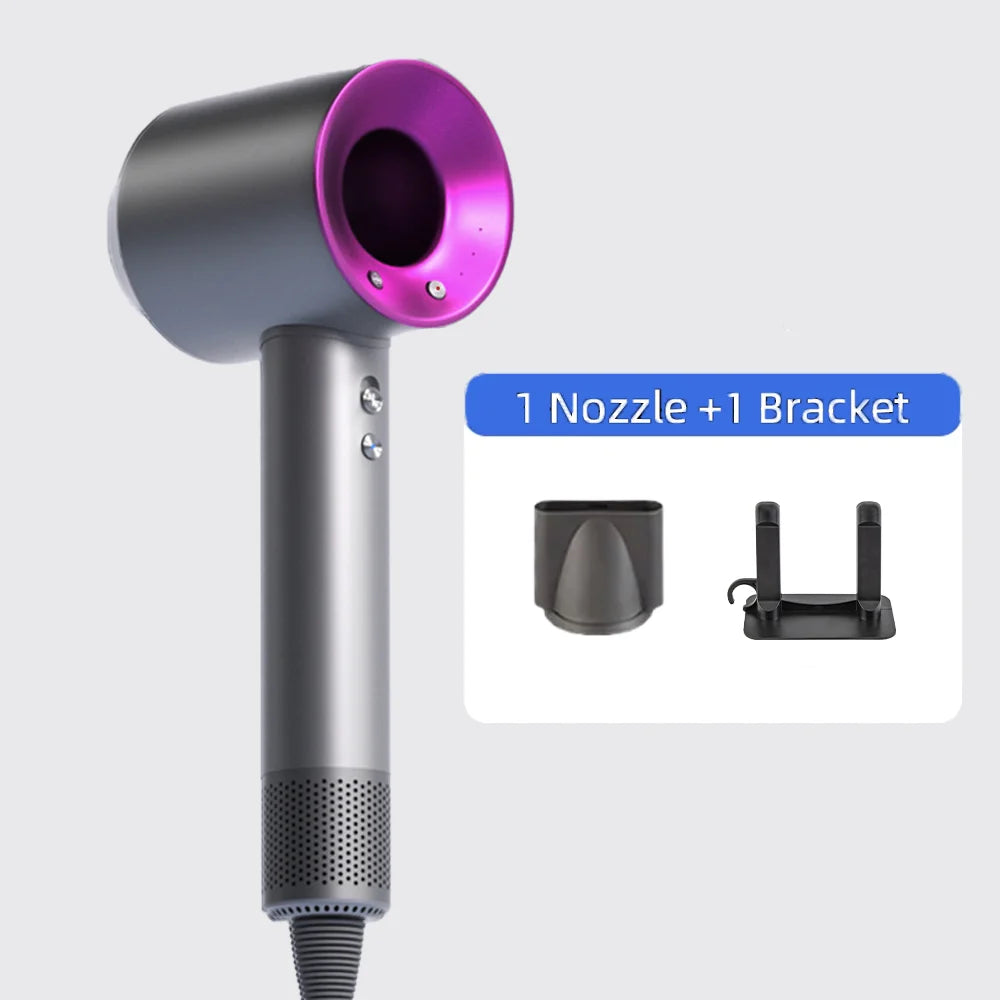 High-speed bladeless hair dryer Negative ion hair care High power, silent and quick drying, portable, suitable for home travel.