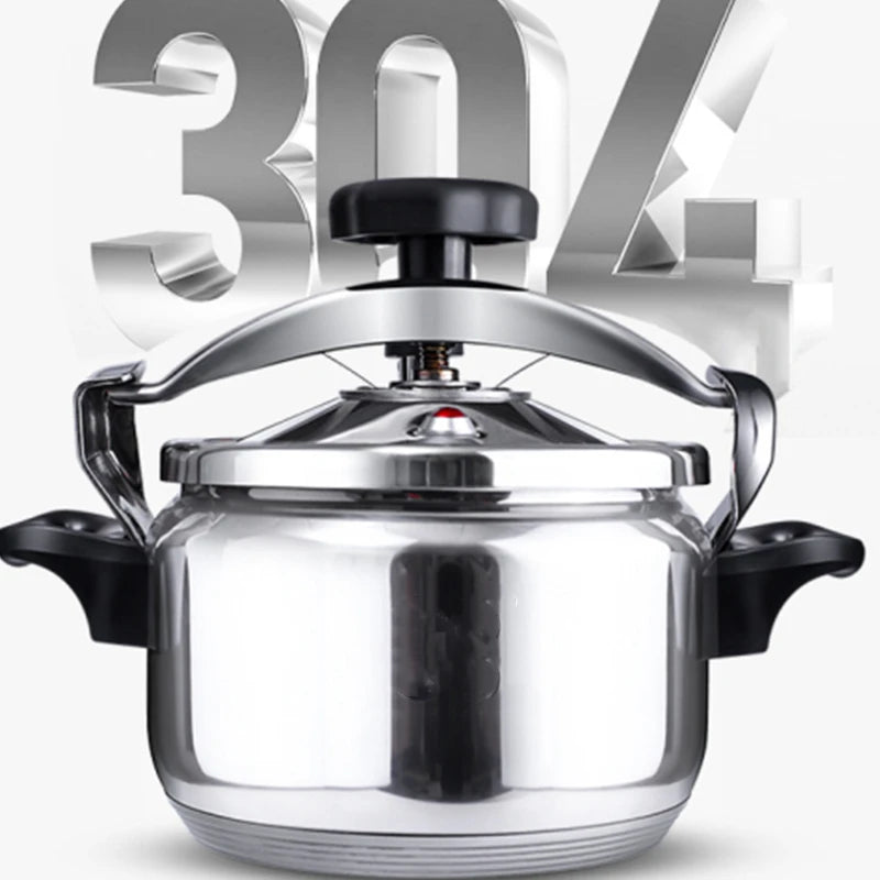 304 Stainless Steel Pressure Cooker Small Household Mini Explosion-proof Pressure Cooker Gas Induction Cooker Universal.