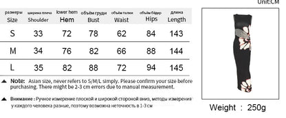 Sommer Sexy Maxi Kleid Für Frauen Streetwear Fashion Print Aushöhlen Ärmellose Neue Dünnes Kleid Casual Club Elegante Party Kleider.