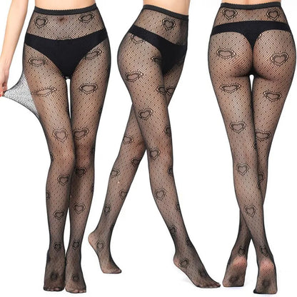 Sexy Fishnet Stockings Black Lolita Body High Socks Kawaii Long Fish Net Pantyhose Mesh Tights Lingerie Skin JK Waist Hosiery