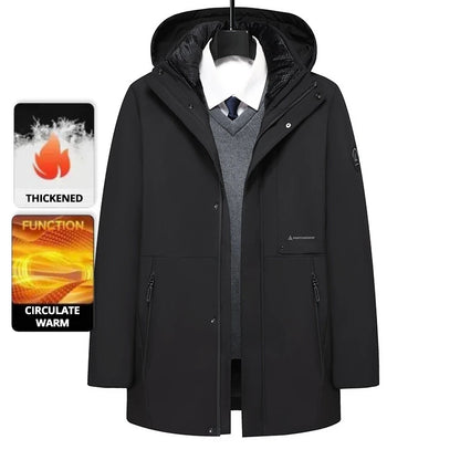 Top Grade Brand Casual Fashion Designer Warm Parka Coat Mens 2025 Newest Winter Jacket Quilted Windbreaker  Mens Clothes.