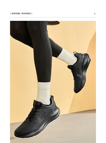 Xtep Running Shoes For Men 2024 Winter Stability Cushioning Lace Up Sports Shoes Keep Warm Jogging Soft Sneakers 876419370035.