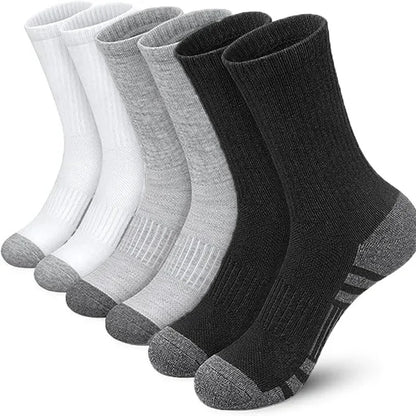 6/12 Pairs Men's Outdoor Gym Socks High Quality Comfortable Soft Ground-Gripping Football Large Size New Style.