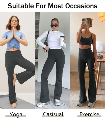 Damen-Leggings mit ausgestellten Taschen, weiche Yoga-Hose im Cargo-Stil, hohe Taille, schmale Hose, Fitness- und Bodybuilding-Sportbekleidung