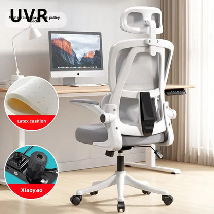 UVR Home Office Stuhl Ergonomisches Design Freizeit Sessel Feld Verstellbarer Drehstuhl Hostess Live Room Computer Stuhl Möbel