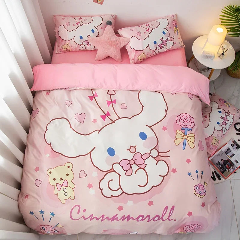 Sanrio Cinnamorolls Animation Derivatives Bedding Sets Australia /Europe/USA Full Queen King Size Quilt Duvet Cover.