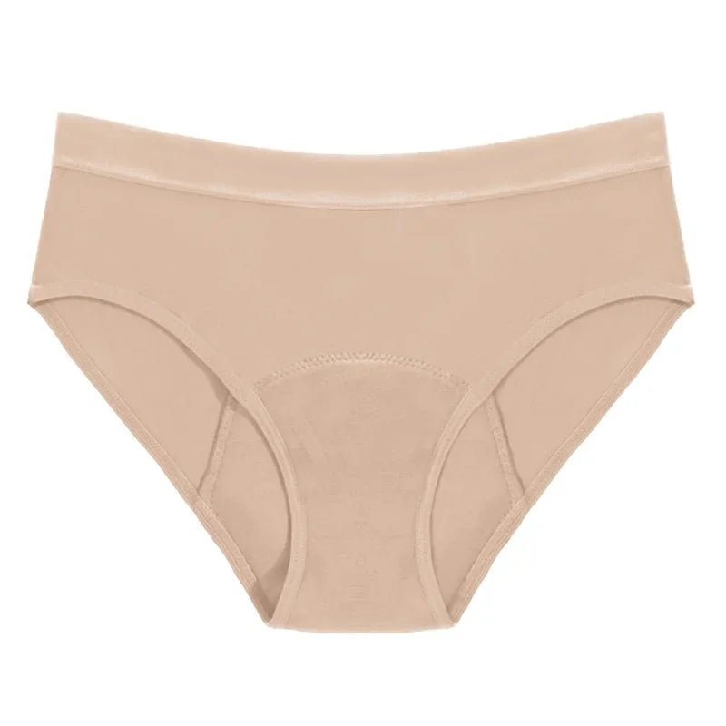 New Women's Menstrual Pants Four Layers No Need To Remove Sanitary Pads Underpants Leakproof Breathable Midwaist Period Pants 90