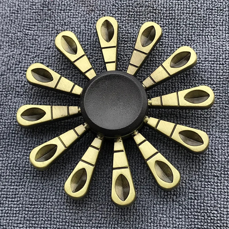 New Bronze Metal Alloy Fidget Spinner R188 Mute Bearing Hand Spinner Fingertip Gyro Stress Relief Toys For Kids Adult.