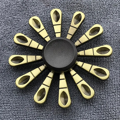 New Bronze Metal Alloy Fidget Spinner R188 Mute Bearing Hand Spinner Fingertip Gyro Stress Relief Toys For Kids Adult.