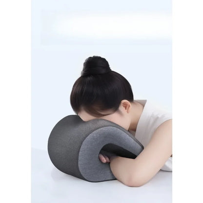 2025 Upgrade Memory Foam Multifunctional Nap Pillow for Office Desk, Portable Ergonomic Neck Support Cushion - Desk Sleeping Aid.