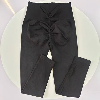 High-end Yoga Pants Women Fitness Leggings High elastic Sports Pants Push UP Tights Running Leggings Breathable Gym Leggings.