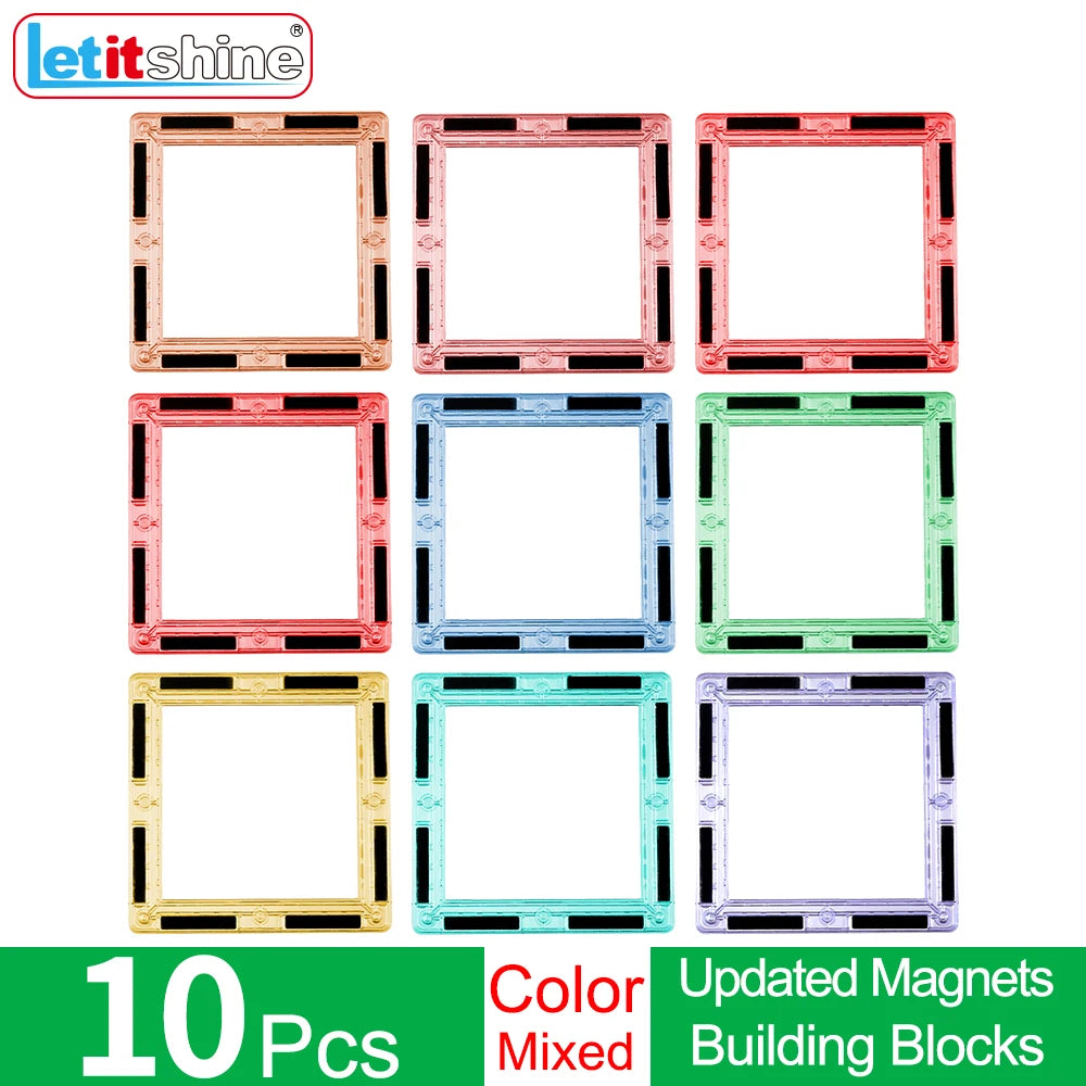 Montessori Magnetic Toys Education Stem Developmental Building Blocks Magnet Tiles Construction Bricks Kids Baby Boy Puzzle Game