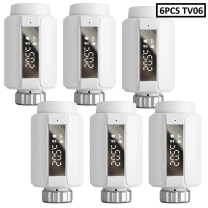 WIFI & Zigbee Thermostatic Radiator Valve Smart Radiator Actuator TRV Temperature Controller Voice Control via Tuya Zigbee2MQTT