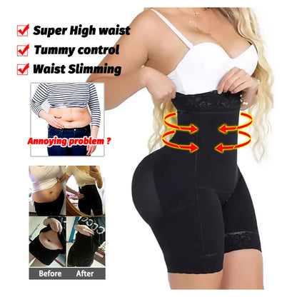 High Waist Body Shaper Panties Seamless Butt Lifter Compression Fajas Reducing Girdles Slimming Corset Shapewear Women Underwear.