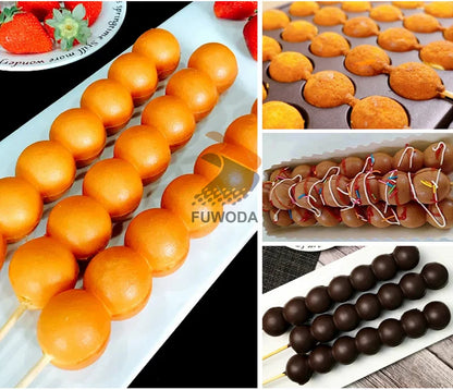 7 Holes Takoyaki Waffle Maker 3 Sticks Cheese Waffle Machine Snack Electric Waffle Machine Candied Haws Cake Baking Quail