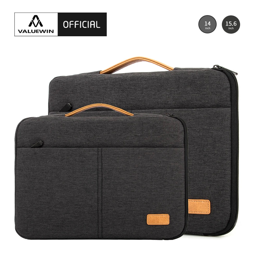 Laptop Sleeve bag 14 15.6 Inch Notebook Pouch For Macbook HP Dell Acer Shockproof Computer Briefcase Travel Business Men Case.