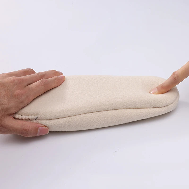 Comwarm Women's Fur Indoor Slippers Polar Fleece Flat Shoes Winter Fuzzy Slippers For Ladies Warm Cozy Shearling House Slippers.