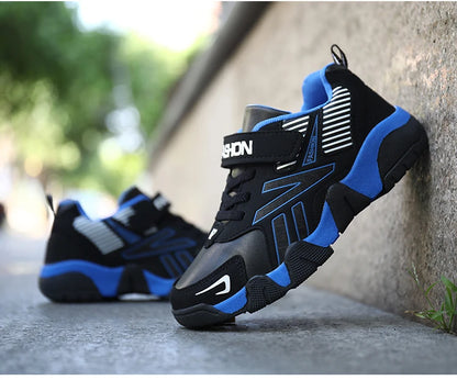 Four Seasons Leather Kids Shoes Non Slip Outdoor Children Walking Sneakers Casual Boys Sport Tennis Size 28-39.