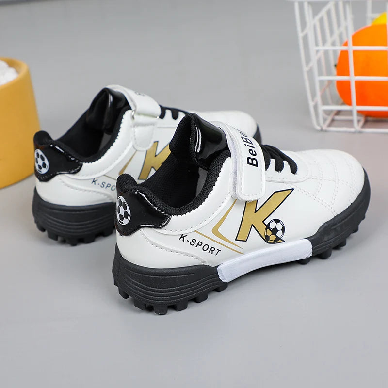 Soccer Cleats for Kids 2024 New Children Football Cleats Fashion Firm Ground Soccer Shoes.