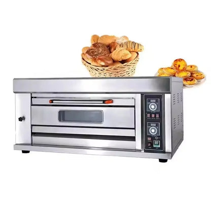 Bakery Oven Gas Electric Oven 1 Deck 2 Deck 3 Deck 2 3 4 6 Trays Cake Combination Baking Oven Sale Commercial.