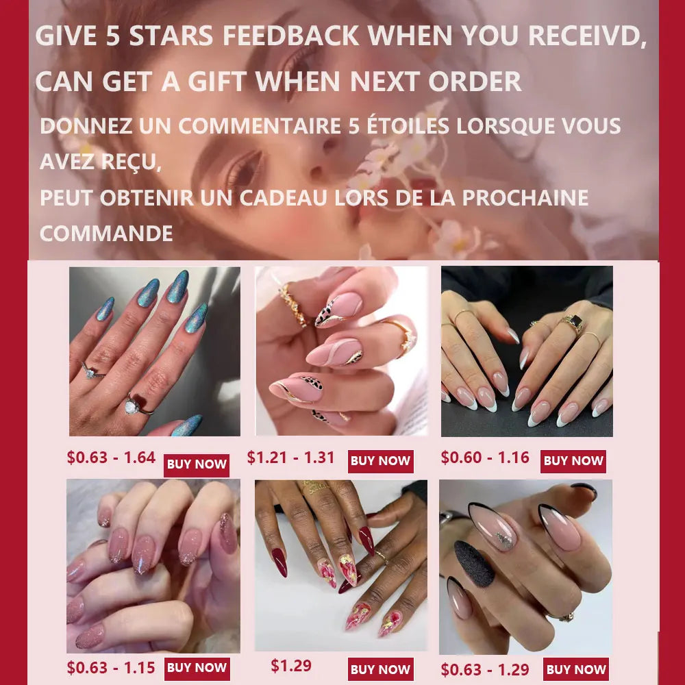 24pcs/set Long Stiletto Fake Nails Punk Snake Pattern Black White Matte False Nails Artificial Full Nail Tips Manicure Tools.