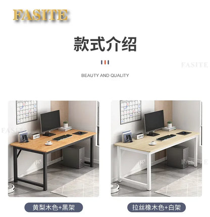 Hochwertiger, langlebiger Computertisch, Desktop-Tisch für Zuhause, Schlafzimmer, moderner, einfacher Mietisch, Studenten-Studientisch, langer Streifen