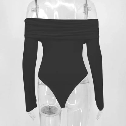 Women Spring Sexy Red Bodysuits Backless Solid Corset Slim Fashion Crossed Bodysuits Long Sleeves Casual Female Knitted Rompers.