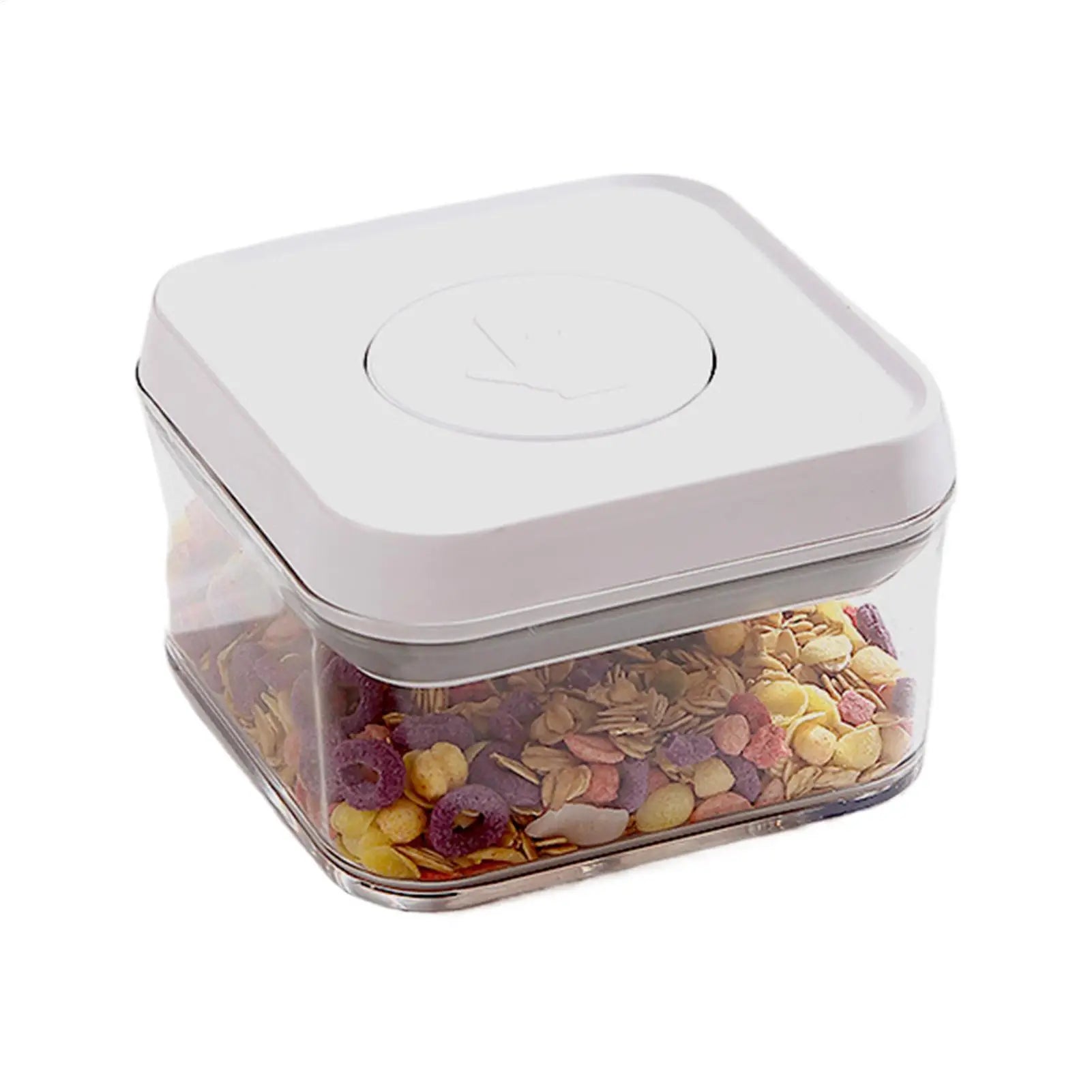 Cereal Container Kitchen Airtight Jars Clear Stackable Sealed Jar for Rice Pet Food Home Bakers Pantry Organizers Dried Fruits.