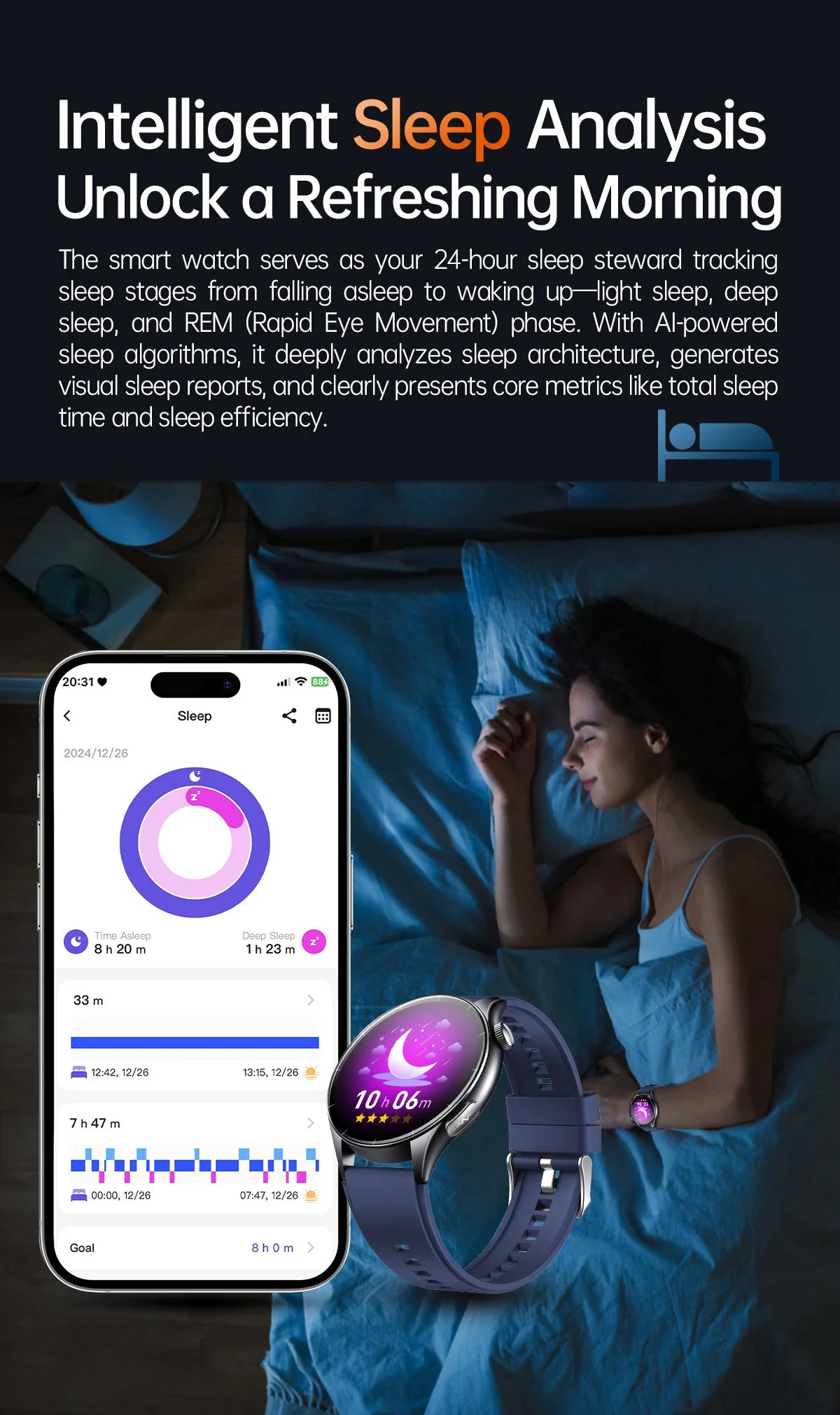 2025 New For HUAWEI Health MonitorUric Acid Blood Pressure Blood oxygen Body Analysis Smart Watch ECG+PPG Clock Smartwatch Men