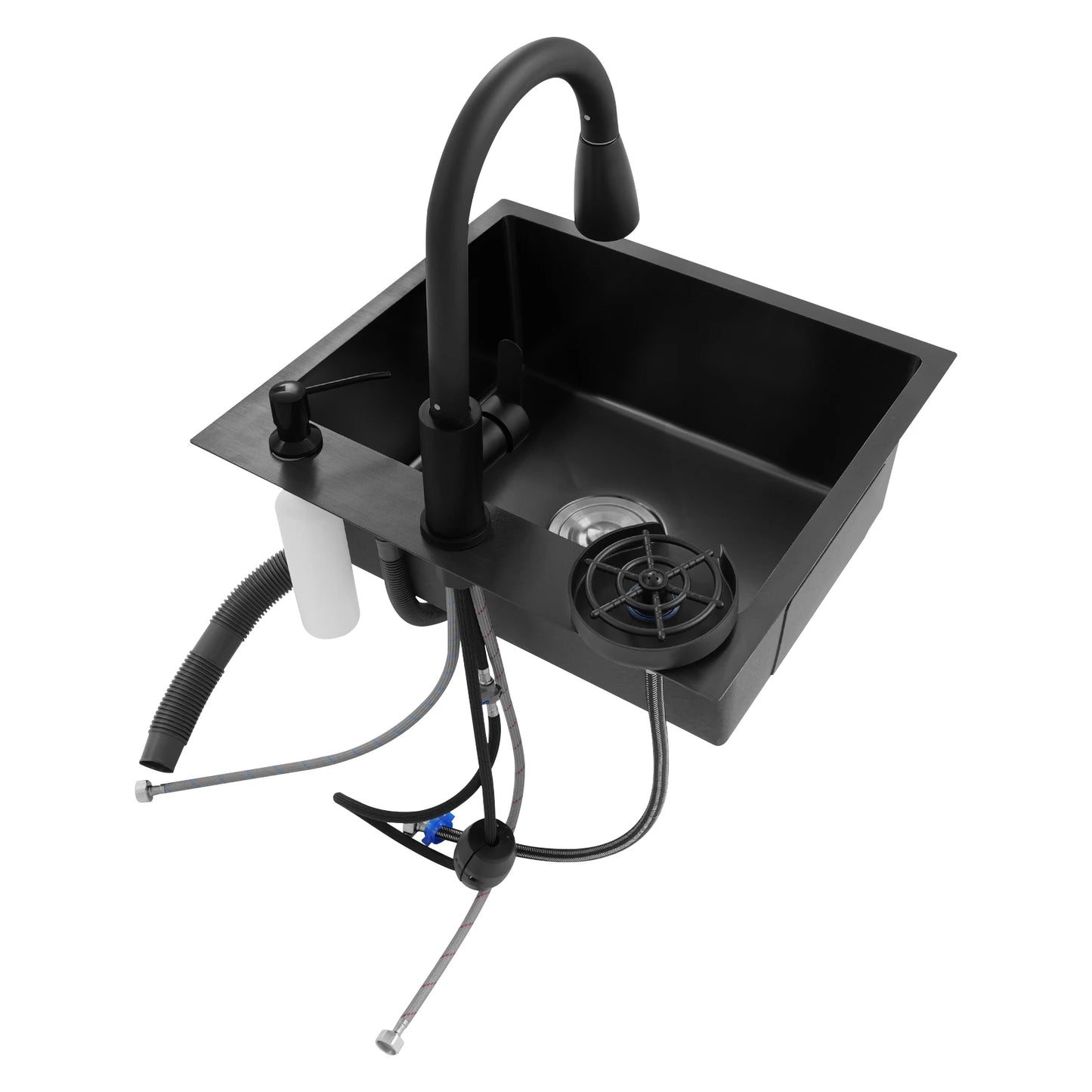 50cm X 40CM Multi-functional Kitchen Sink with Pull-Out Faucet Home Application