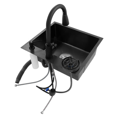 50cm X 40CM Multi-functional Kitchen Sink with Pull-Out Faucet Home Application