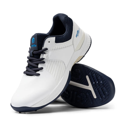 FitVille  Men's Golf Shoes Non-slip Wear-resistant Comfortable Professional Sports Sneakers for Swollen Feet Relieves Toe Pain.