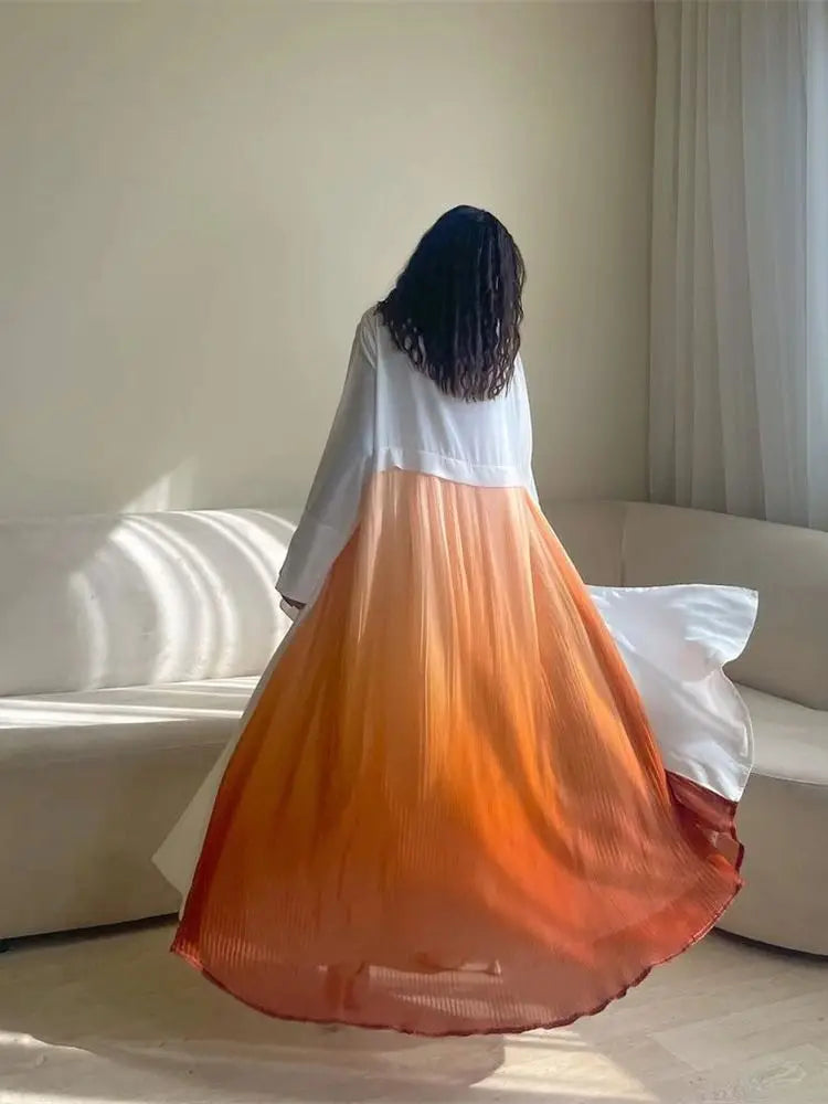 Ramadan Open Chiffon Kimono Abaya Kaftans Turkey Islam Muslim Dress Prayer Clothes Women Djellaba Kebaya Robe Femme Musulmane.