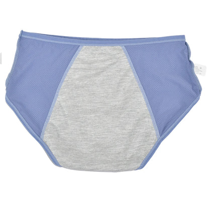 1pc Women's Leak Proof Menstrual Panties – Mid Waist Ice Silk Plus Size Waterproof Period Underwear Sexy Physiological Briefs.