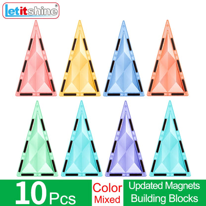 Montessori Magnetic Toys Education Stem Developmental Building Blocks Magnet Tiles Construction Bricks Kids Baby Boy Puzzle Game