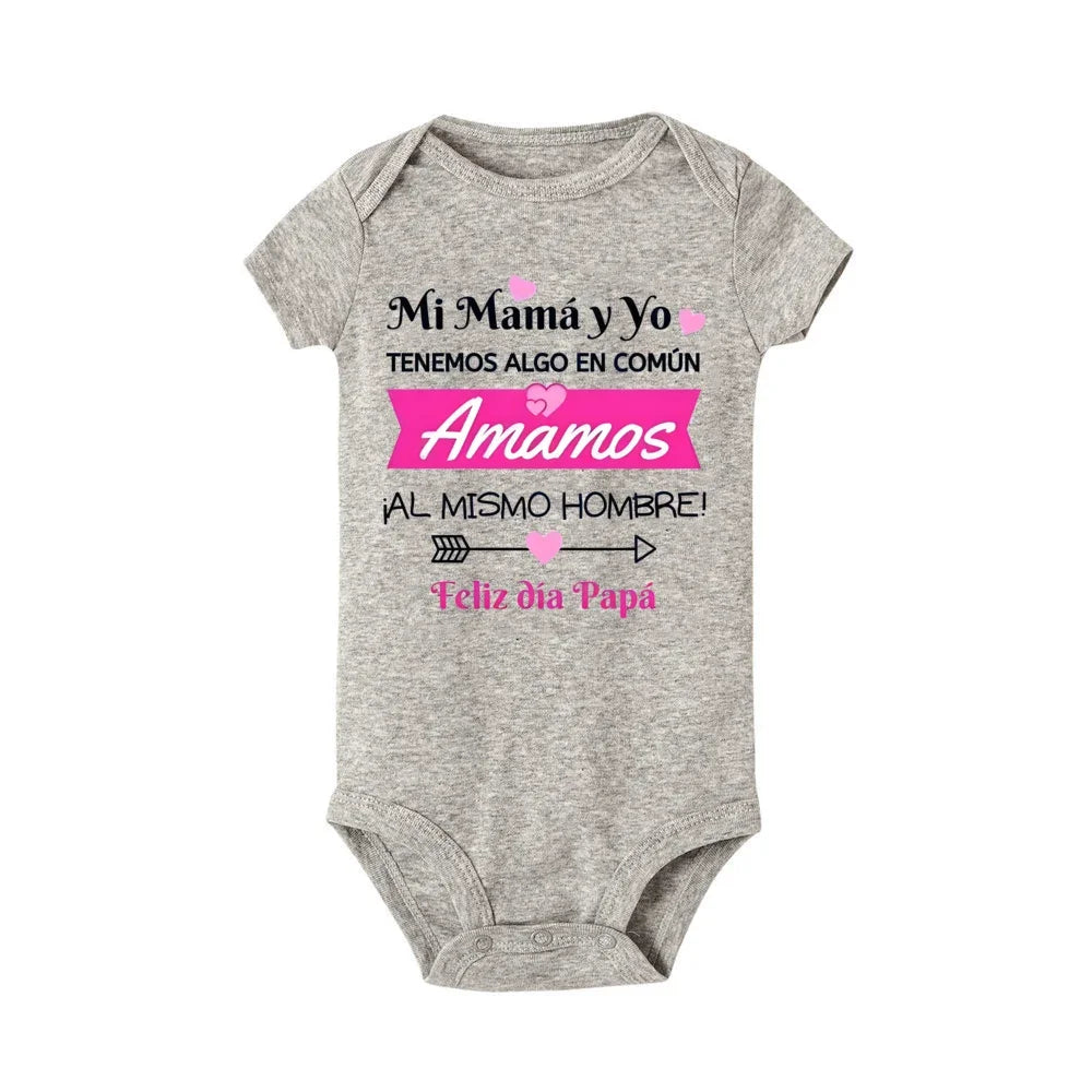 Alles Gute zum Vatertag Säuglingsspielanzug Vatertag Aufdruck Kurzarm Bodys Neugeborenes Mädchen Jungen Overall Festival Babykleidung.