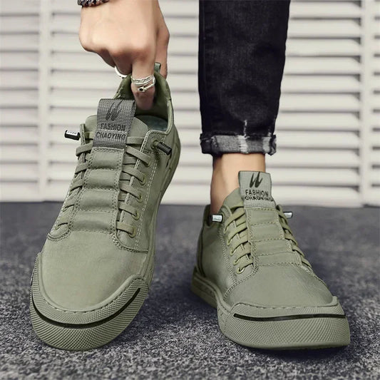Neue Turnschuhe Leinwand Schuhe für Männer im Angebot Herbst Atmungsaktive Slip auf Männliche Turnschuhe Flache Vulkanisierte Schuhe Eis Seide Tenis Masculino